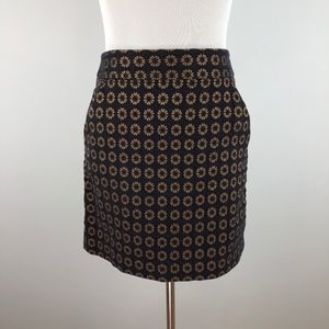 Ann Taylor LOFT Petites Pencil Mini Floral Skirt